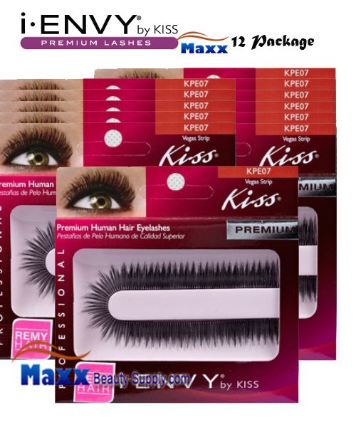 12 Package - Kiss i Envy Custom Cut Eyelashes - KPE07 - Vegas Strip